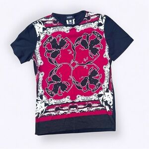 Versus/Versace Vintage Men’s Bandana Skull tee sz small 34/48
